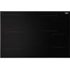 De Longhi Piano cottura a induzione SLI 804 in vetroceramica nero da 78 cm