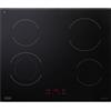 De Longhi Piano cottura a piastre radianti PVC 61 N in vetroceramica nero da 60 cm