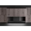 Airone PRONTA CONSEGNA - Airone Cappa da incasso Donizetti Professional finitura nero opaco con frontalino in vetro nero da 90 cm