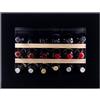 Dunavox PRONTA CONSEGNA - Dunavox Cantina vino a incasso Glance-18 DAVG-18.46B.TO finitura full glass nero da 59 cm - PROMO FINO ESAURIMENTO SCORTE