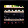 Dunavox Cantina vino a incasso Glance-25 DAVG-25.63DB.TO finitura full glass nero da 59.2 cm