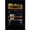 Dunavox Cantina vino a incasso Glance-49 DAVG-49.116DB.TO finitura full glass nero da 59.2 cm