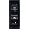 Dunavox Cantina vino a incasso o a libera installazione Flow-17 DAUF-17.58DB finitura full glass nero da 29.5 cm
