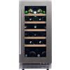 Dunavox Cantina vino a incasso o a libera installazione Flow-32 DAUF-32.83SS finitura acciaio inox da 38 cm