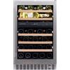 Dunavox PRONTA CONSEGNA - Dunavox Cantina vino a incasso o a libera installazione Flow-38 DAUF-38.100DSS finitura acciaio inox da 49.5 cm