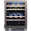 Dunavox Cantina vino a incasso o a libera installazione Flow-39 DAUF-39.121DSS finitura acciaio inox da 59.5 cm