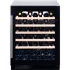 Dunavox PRONTA CONSEGNA - Dunavox Cantina vino a incasso o a libera installazione Flow-46 DAUF-46.138B finitura full glass nero da 59.5 cm