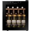 Dunavox Cantina vino a libera installazione Home-16 DXFH-16.46 finitura full glass nero da 43 cm