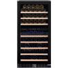 Dunavox PRONTA CONSEGNA - Dunavox Cantina vino a incasso o a libera installazione Grande-94 DX-94.270DBK finitura full glass nero da 59.5 cm