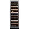 Dunavox Cantina vino a incasso o a libera installazione Grande-123 DX-123.338DSS finitura acciaio inox da 59.5 cm