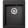 Schock PRONTA CONSEGNA - Schock Lavello una vasca NEMO N100XS NEMN100XS13 finitura nero assoluto da 40.6x50.8 cm