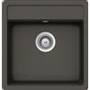 Schock Lavello una vasca NEMO N100S NEMN100S43 finitura asphalt da 49x51 cm
