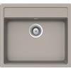 Schock Lavello una vasca NEMO N100 NEMN100042 finitura grigio tortora da 57x51 cm