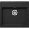 Schock Lavello una vasca NEMO N100 NEMN100051 finitura antracite da 57x51 cm