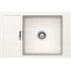 Schock Lavello una vasca con gocciolatoio MONO D100XS MOND100XSA99 finitura bianco puro da 78x51 cm