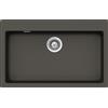 Schock Lavello una vasca PRIMUS N100XL PRIN100AP43 finitura asphalt da 79x50 cm