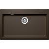 Schock Lavello una vasca SIGNUS N100XL SIGN100A87 finitura bronze da 79x50 cm