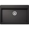 Schock PRONTA CONSEGNA - Schock Lavello una vasca CHELSEA N100XL CHLN100XL13 finitura nero assoluto da 83.8x55.9 cm