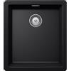 Schock Lavello una vasca GALAXY N100S GALN100SA84 finitura nero puro da 40.6x45.6 cm