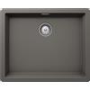 Schock Lavello una vasca GALAXY N100L GALN100LA91 finitura silverstone da 55.6x45.6 cm