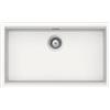 Schock Lavello una vasca LAHTI N100XL LATN100XLA01 finitura bianco assoluto da 75.6x45.6 cm