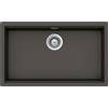 Schock Lavello una vasca LAHTI N100XL LATN100XLA43 finitura asphalt da 75.6x45.6 cm