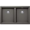 Schock Lavello due vasche GALAXY N200 GALN200A91 finitura silverstone da 75x45.6 cm