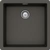 Schock Lavello una vasca BROOKLYN N100U BYKN100U43 finitura asphalt da 43x43 cm