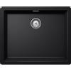 Schock Lavello una vasca GALAXY N100LU GALN100LU84 finitura nero puro da 53x43 cm
