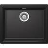 Schock Lavello una vasca KIRUNA N100LU KIRN100LU75 finitura nero opaco da 53.8x43.8 cm