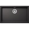 Schock Lavello una vasca LAHTI N100XLU LATN100XLU13 finitura nero assoluto da 73.8x43.8 cm