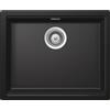 Schock Lavello una vasca KIRUNA N100L KIRN100LFBNGT finitura nero opaco da 54.5x44.5 cm