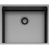 Schock Lavello una vasca NEW TECHNICK PVD N100 L TECN100LGUM finitura PVD Gun Metal da 54x44 cm