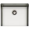 Schock Lavello una vasca NEW TECHNICK SLIM N100 L TECN100LS finitura inox spazzolato da 51.6x41.6 cm
