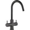 Schock Miscelatore 4 vie a doppio comando AQUAPURA 4 VIE SXPUR4BK finitura nero