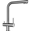 Schock Miscelatore 3 vie a doppio comando VITUS 560000EDM finitura acciaio inox massiccio