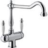 Schock Miscelatore 3 vie a doppio comando AQUAPURA STYLE SXSTY380 finitura cromato
