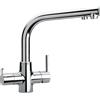 Schock Miscelatore 3 vie a doppio comando AQUAPURA ALTO LINEA SXPURL80 finitura cromato