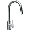 Schock Miscelatore monocomando con doccetta PRIMA CON DOCCIA 533120EDM finitura acciaio inox massiccio