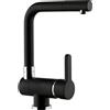 Schock Miscelatore abbattibile monocomando AQUAWINDOW LINEA SXWINLBK finitura nero