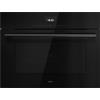 Asko PRONTA CONSEGNA - Asko Forno compatto combinato microonde da incasso OCM 24 BGH - Classic finitura vetro nero da 60 cm