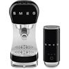 Smeg Summer Sale PRONTA CONSEGNA - Summer Sale: Smeg Macchina da caffè espresso con montalatte ECF12BLEU finitura nero