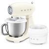 Smeg Summer Sale PRONTA CONSEGNA - Summer Sale: Smeg Impastatrice Full Color SMF05CREU finitura panna + Gelatiera SMIC01
