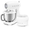 Smeg Summer Sale PRONTA CONSEGNA - Summer Sale: Smeg Impastatrice Full Color SMF05WHEU finitura bianco + Gelatiera SMIC01