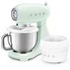 Smeg Summer Sale PRONTA CONSEGNA - Summer Sale: Smeg Impastatrice Full Color SMF05PGEU finitura verde pastello + Gelatiera SMIC01