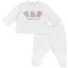 Chicco Coprifasce E Ghettina, Pigiamino per bambino e neonato Unisex - Bimbi 0-24, Bianco (1), 6 mesi