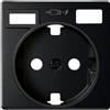 SIMON - Coperchio base presa Schuko, serie 82 Concept, 2 USB C+A, compatibile con le serie 75, 31, 82 e 88, effetto opaco anti-impronte, colore nero