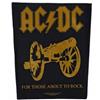 AC-DC Back Patch Toppa Gigante Cannon For those about OFFICIAL MERCHANDISE