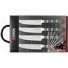 Dick F. DICK Steak Knife Set 1905 (4 Pieces, Blade Length 12 cm, Steak Cutlery, Utility Knife, Meat Knife, BBQ Knife, Hardness 56°) 81984100
