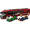 LEGO City 60445 Camion F1 con Auto F1 RB20 e AMR24 - Gioco per bambini di 8 anni
